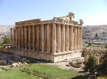 Foto del tempio detto di Bacco ma più probabilmente di Mercurio